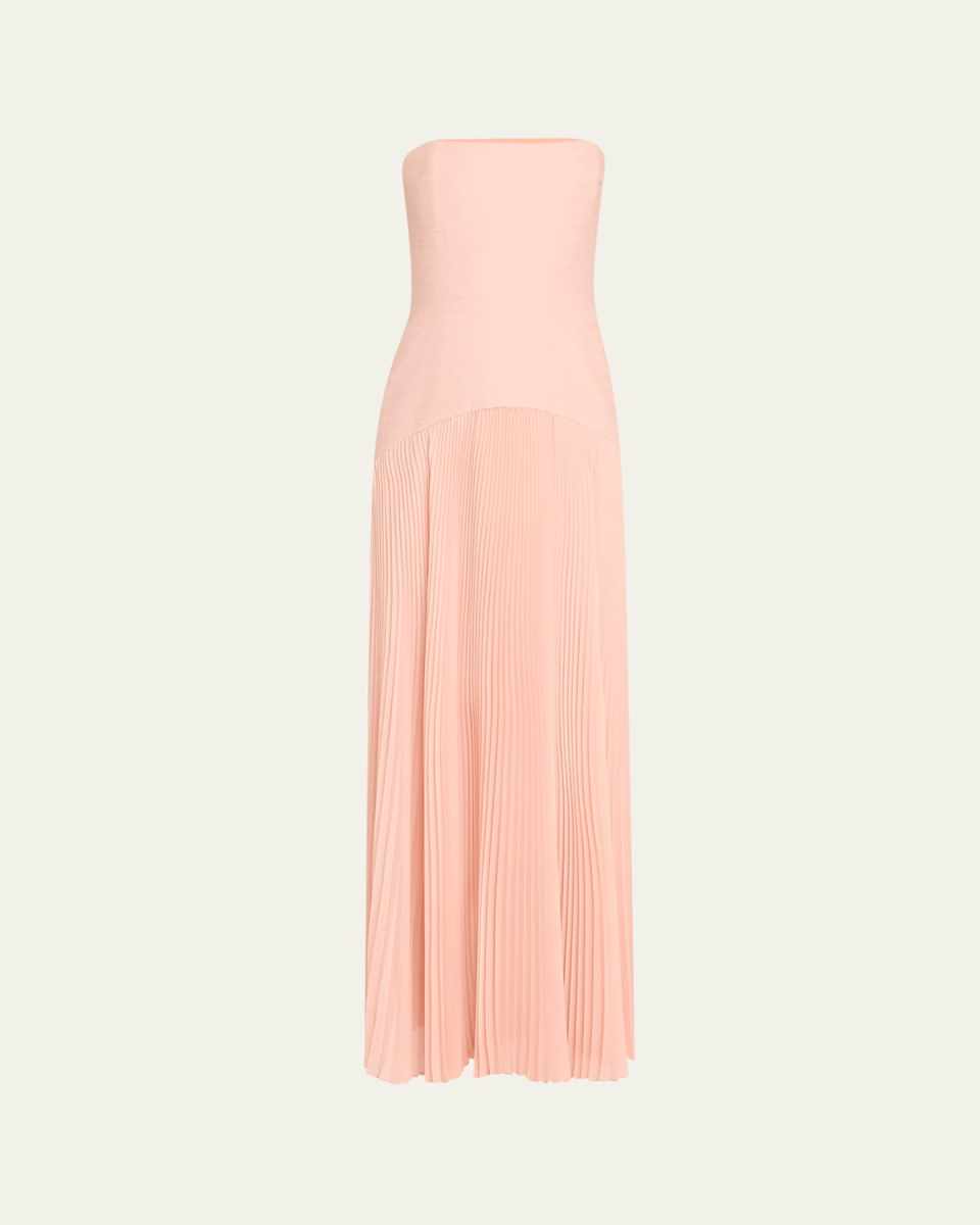Sunniva Strapless Drop-Waist Dress